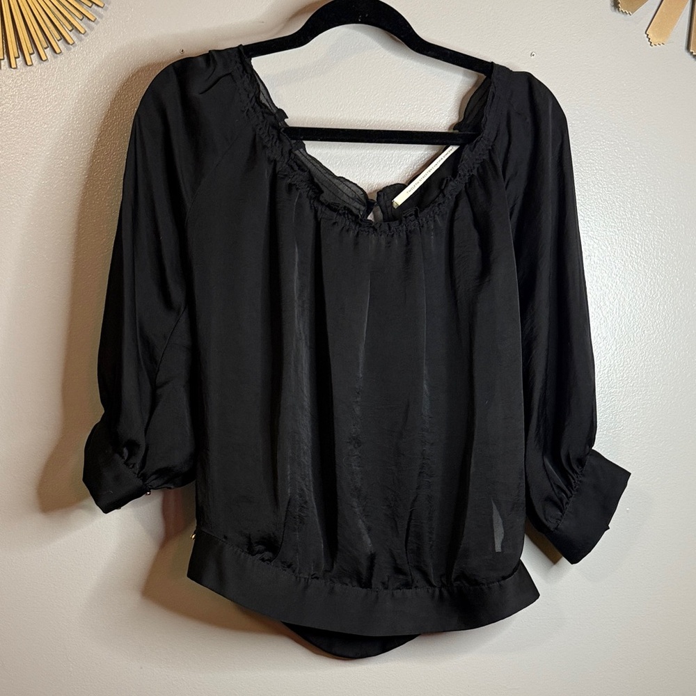 Twelfth Street by Cynthia Vincent Black Blouse